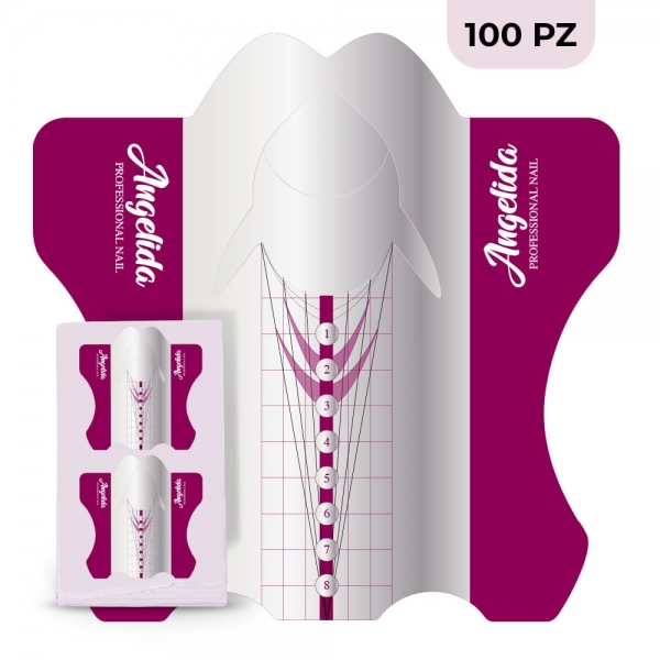 Nail Form Alluminio Rosa 100 pz.