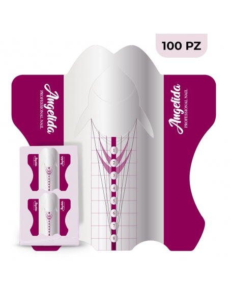 Nail Form Alluminio Rosa 100 pz.