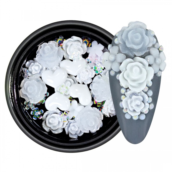 Overlay Flower White