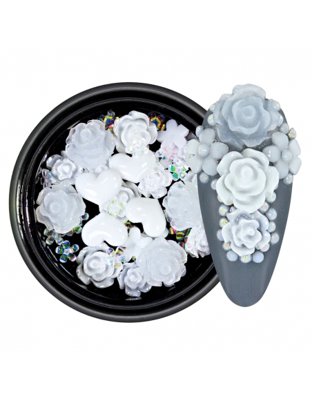 Overlay Flower White