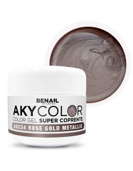 AkyColor Rose Gold Metallic Spedizione in 24H Benail it