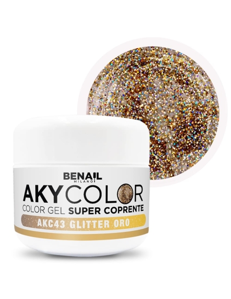 AkyColor Glitter Oro Spedizione in 24H Benail it
