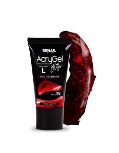 AcryGel 30ml - Glitter Red