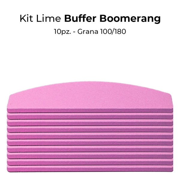 Kit 10pz Lima Buffer Boomerang 100/180
