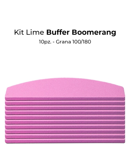 Kit 10pz Lima Buffer Boomerang 100/180