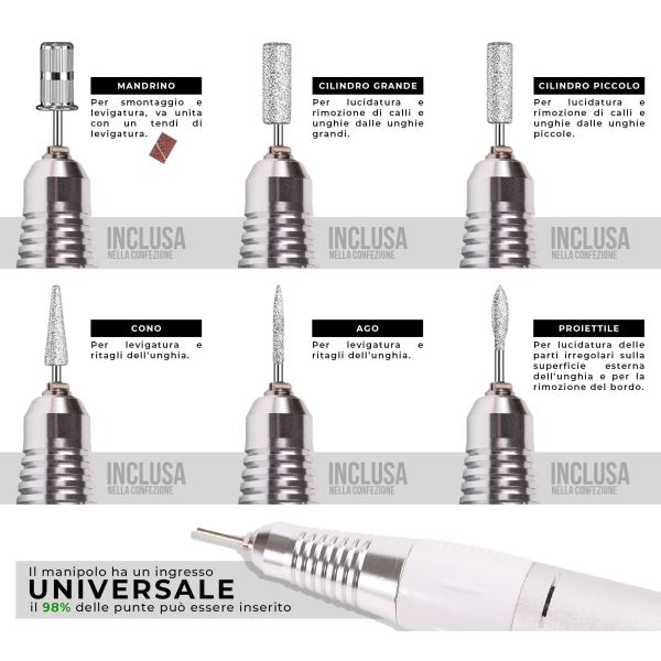 Fresa Unghie Spedizione in 24H Benail it