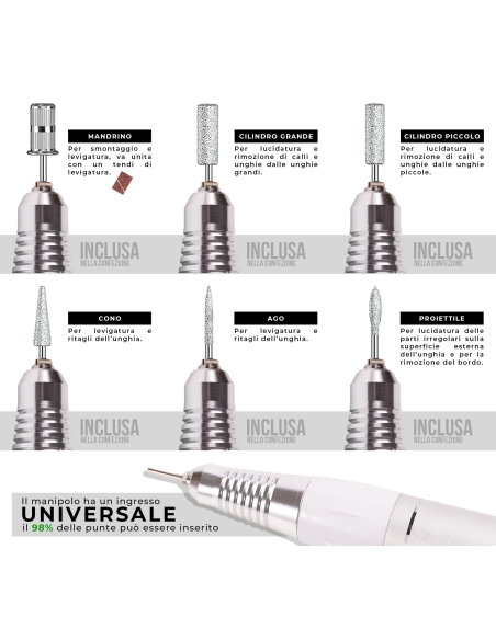 Fresa Unghie Spedizione in 24H Benail it