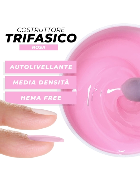 Costruttore Trifasico 50ml - Rosa | Spedizione in 24H | Benail it