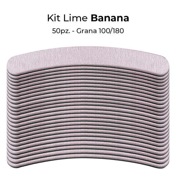 Kit 25pz Lima Banana 100/180