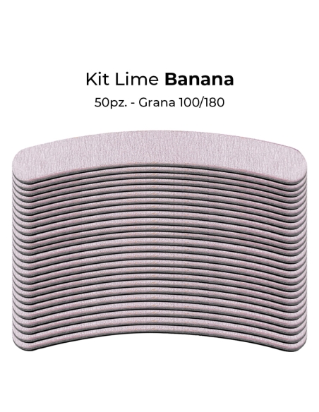 Kit 25pz Lima Banana 100/180