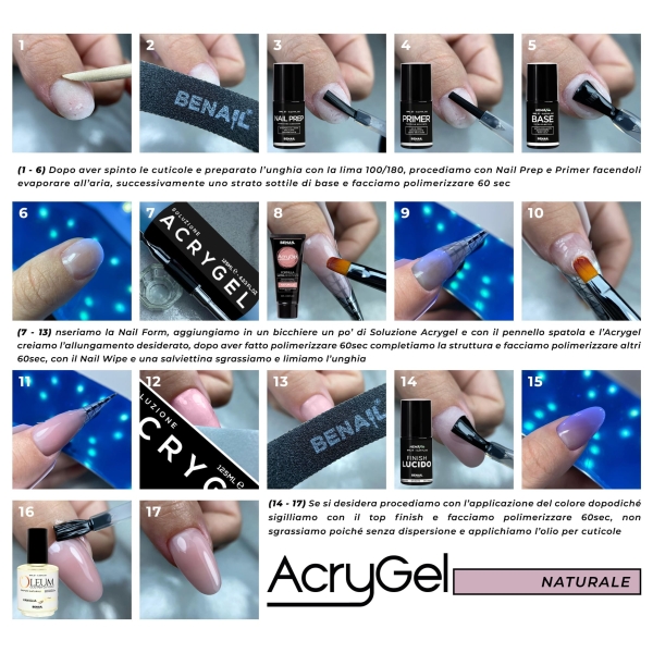 AcryGel 60ml - Naturale | Spedizione in 24H | Benail it