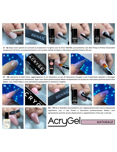 AcryGel 60ml - Naturale | Spedizione in 24H | Benail it