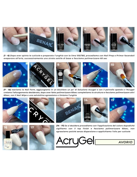 AcryGel 60ml - Avorio | Spedizione in 24H | Benail it