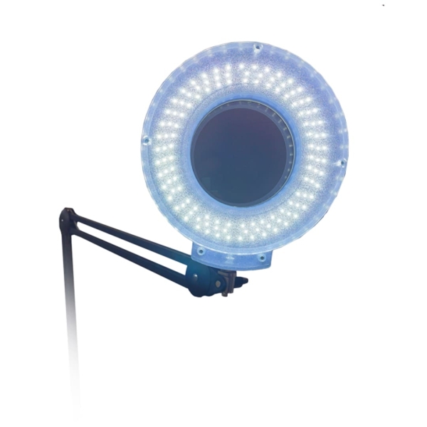 Lampada con lente a base ruota Nera 053