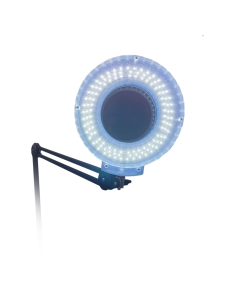 Lampada con lente a base ruota Nera 053