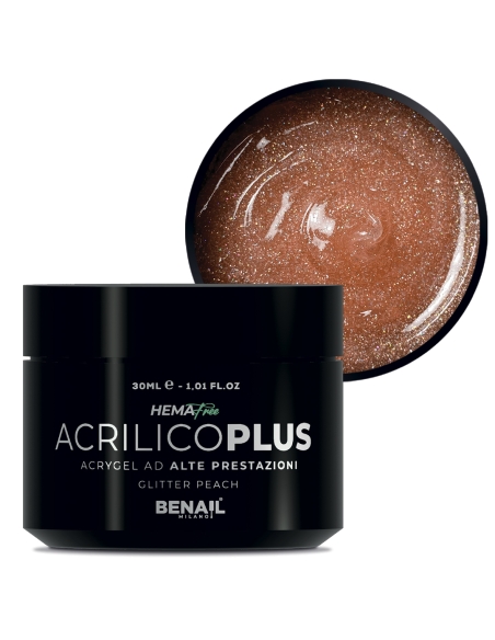 Acrilico Plus 30ml - Glitter Peach | Spedizione in 24H | Benail it Acrilico Plus 30ml - Glitter Peach | Spedizione in 24H | Benail it