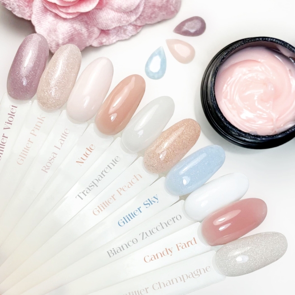 Acrilico Plus 30ml - Glitter Peach | Spedizione in 24H | Benail it