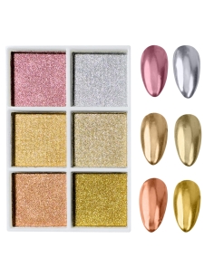 Polveri a Specchio Vibes - Box 6 Colori