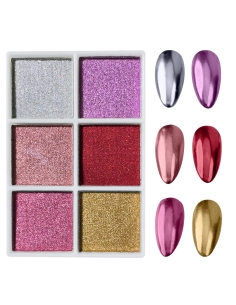 Polveri a Specchio Passion - Box 6 Colori