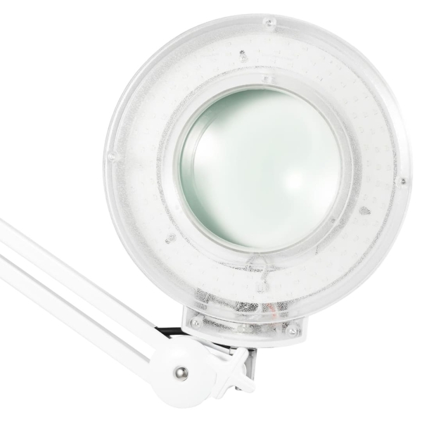 Lampada da terra con ruote - Bianca