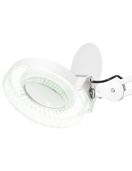 Lampada da terra con ruote - Bianca