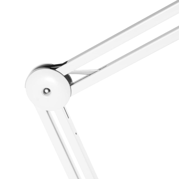 Lampada da terra con ruote - Bianca