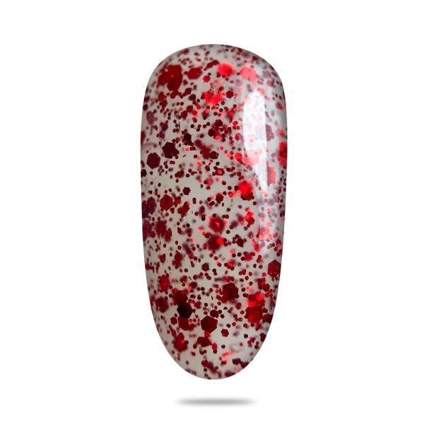Acrilico Plus 30ml - Glitter Clear Red | Spedizione in 24H | Benail it