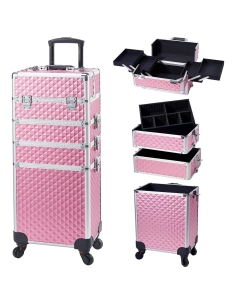 Trolley Grande Alluminio - Rosa