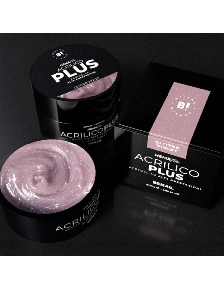 Acrilico Plus 50ml - Glitter Violet | Spedizione in 24H | Benail it Acrilico Plus 50ml - Glitter Violet | Spedizione in 24H | Benail it