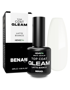 Top Coat Gleam - Latte Bianco 15ml