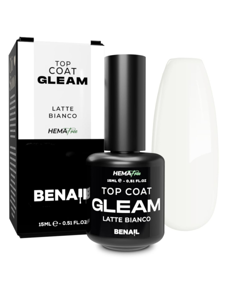 Top Coat Gleam - Latte Bianco 15ml
