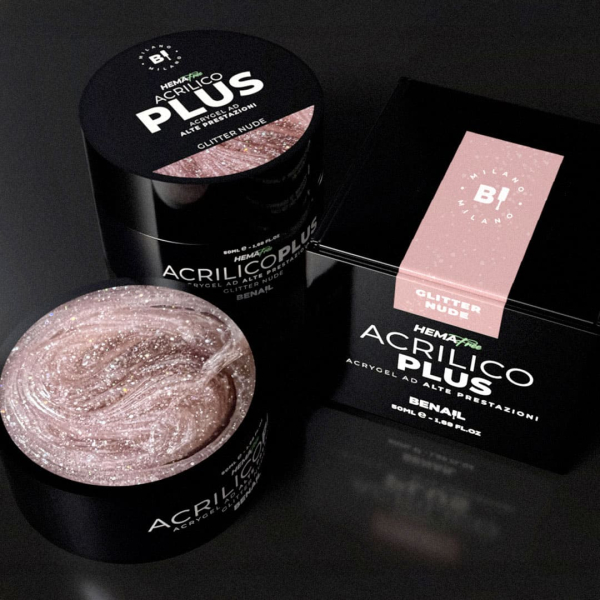 Acrilico Plus 50ml - Glitter Nude | Spedizione in 24H | Benail it