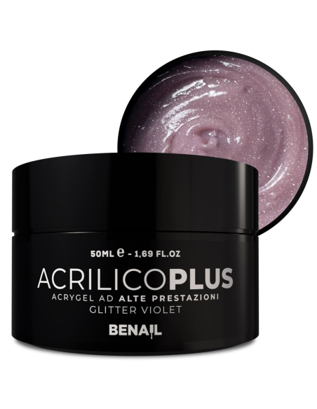 Acrilico Plus 50ml - Glitter Violet | Spedizione in 24H | Benail it