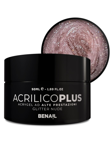 Acrilico Plus 50ml - Glitter Nude | Spedizione in 24H | Benail it