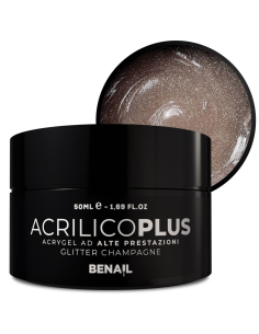 Acrilico Plus 50ml - Glitter Champagne | Spedizione in 24H | Benail it