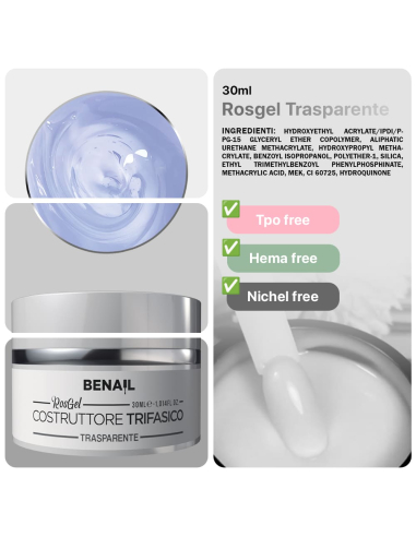 Costruttore Trifasico 30ml - Trasparente | Spedizione in 24H | Benail it