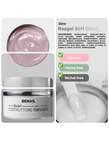 Costruttore Trifasico 30ml - Soft Glitter | Spedizione in 24H | Benail it