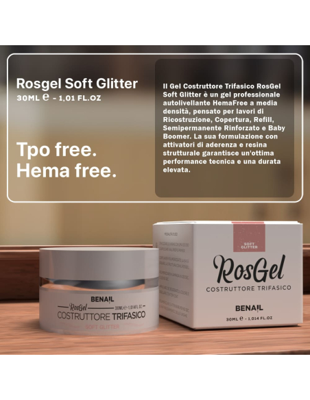 Costruttore Trifasico 30ml - Soft Glitter | Spedizione in 24H | Benail it