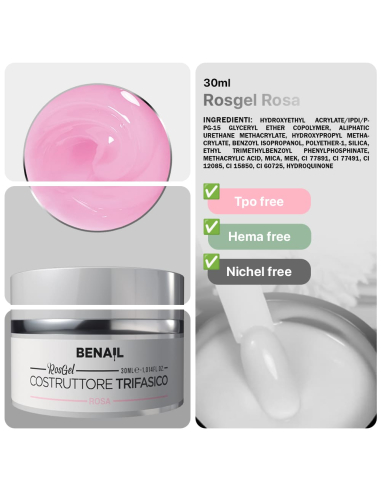 Costruttore Trifasico 30ml - Rosa | Spedizione in 24H | Benail it