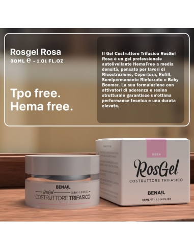 Costruttore Trifasico 30ml - Rosa | Spedizione in 24H | Benail it