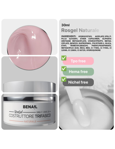 Costruttore Trifasico 30ml - Naturale | Spedizione in 24H | Benail it