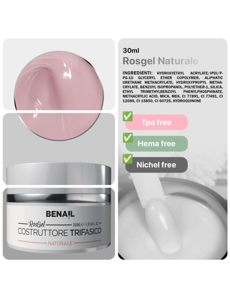 Costruttore Trifasico 30ml - Naturale | Spedizione in 24H | Benail it