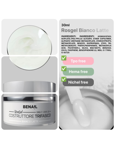Costruttore Trifasico 30ml - Bianco Latte | Spedizione in 24H | Benail.it