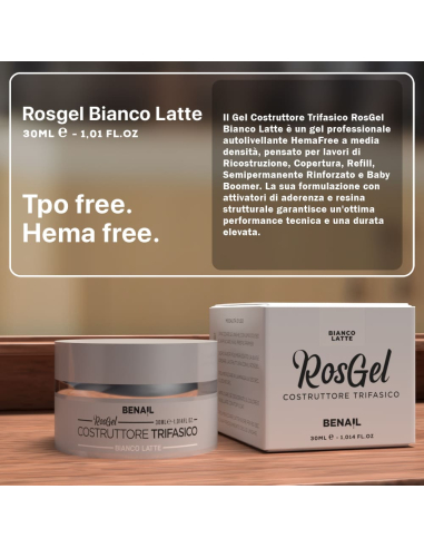 Costruttore Trifasico 30ml - Bianco Latte | Spedizione in 24H | Benail.it