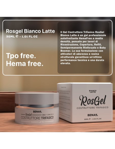 Costruttore Trifasico 30ml - Bianco Latte | Spedizione in 24H | Benail.it