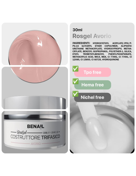 Costruttore Trifasico 30ml - Avorio | Spedizione in 24H | Benail it