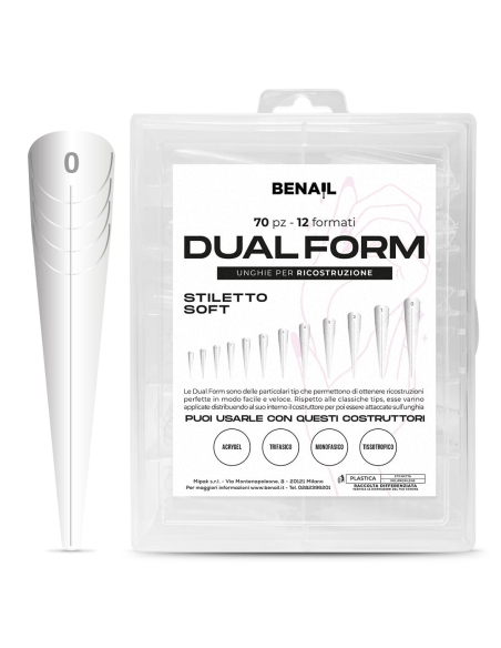 Dual Form Stiletto Soft - 70 pz