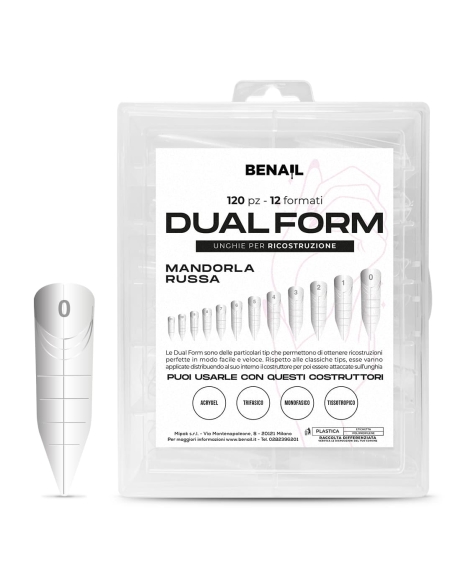 Dual Form Mandorla Russa -120 pz