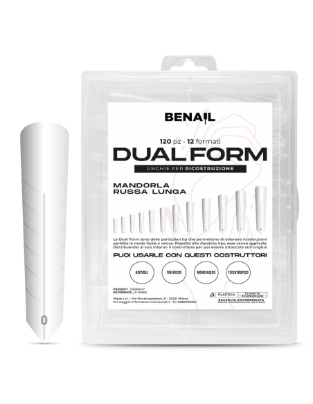 Dual Form Mandorla Russa Lunga -120 pz