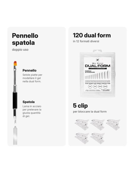 Kit AcryGel per Tecnica Dual Form – Ricostruzione Unghie Professionale